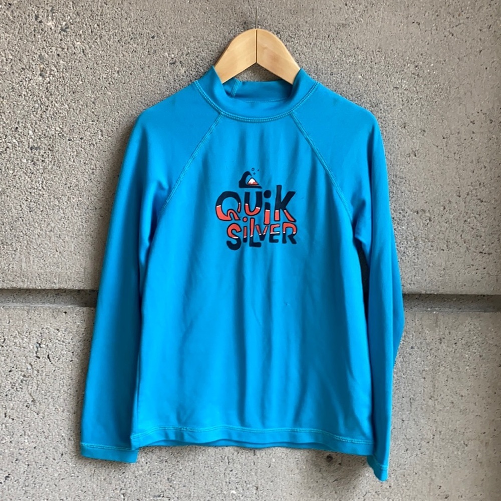 Sz 6 Kids Quiksilver L/S Rashguard UV